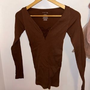 free people ribbed long sleeve- brand new